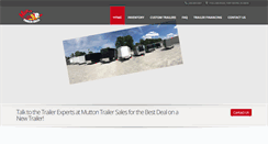 Desktop Screenshot of muttontrailersales.com