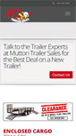 Mobile Screenshot of muttontrailersales.com